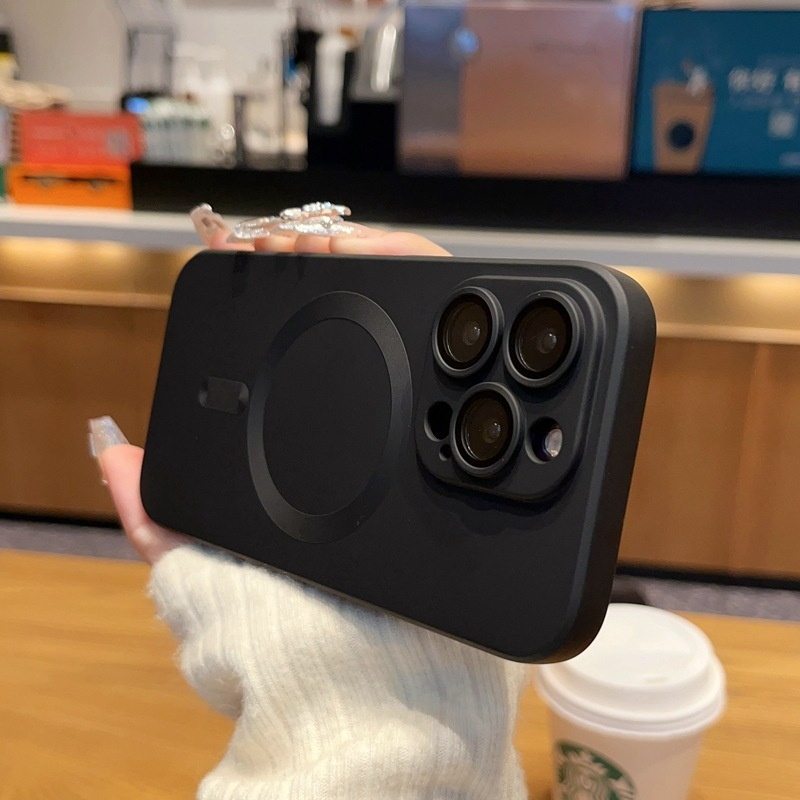 Magnetic Phone Case with Lens Cover
