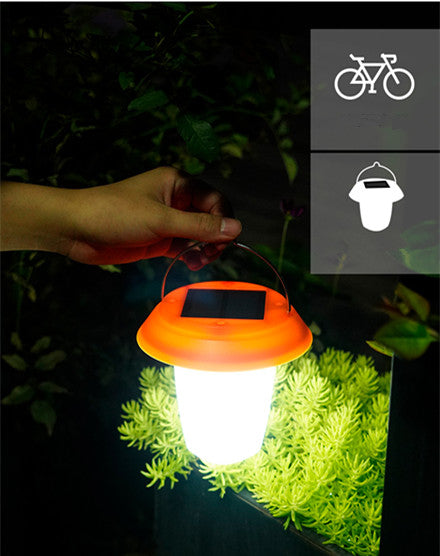 Solar-Powered LED Camping Lantern and Emergency Light
