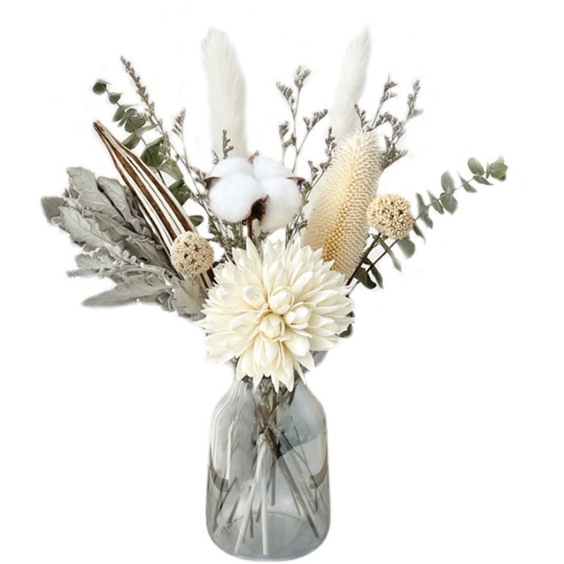 Dried Flower Bouquet Decoration for Living Room