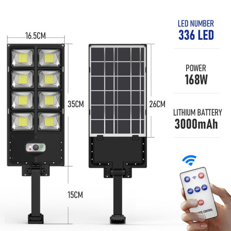 Solar-Powered Integrated Outdoor Sensor Garden Light