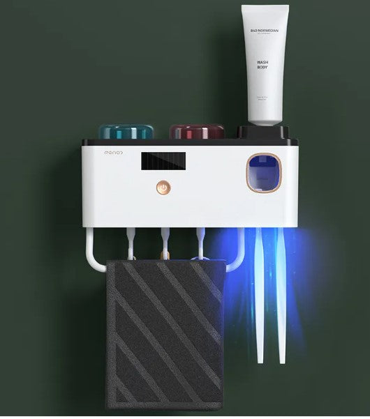 Multi-Cup Toothbrush Rack