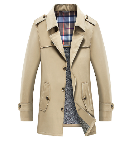 Plus Size Mid-Length Winter Business Jacket
