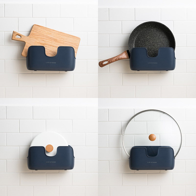 Nail-Free Wall Mount Cutting Board Rack
