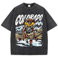Vintage Style Oversized Skeleton Graphic T-Shirt