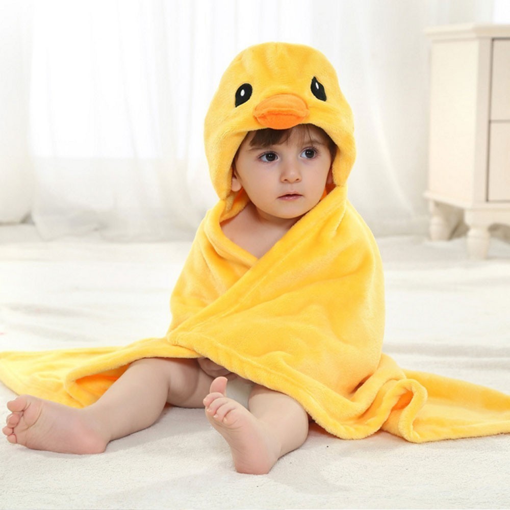 Cute Animal Baby Hooded Towel