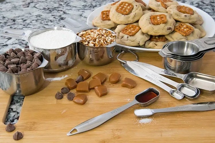 13-Piece Stainless Steel Measuring Cup & Spoon Set
