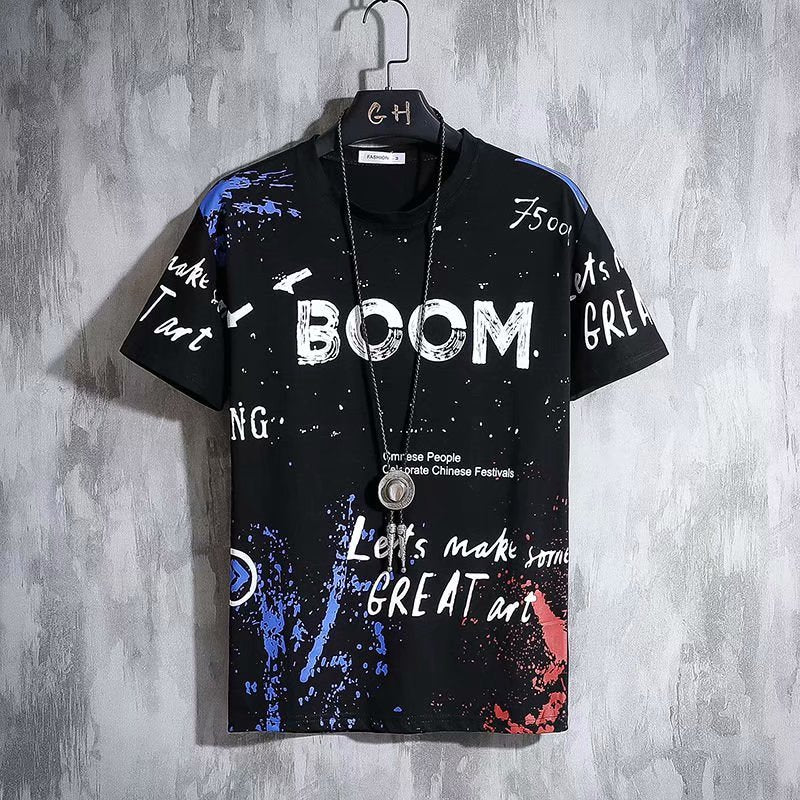Men's Summer Short Sleeve Oversized T-Shirt