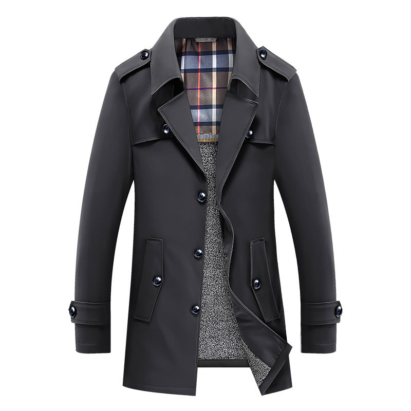 Plus Size Mid-Length Winter Business Jacket