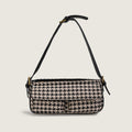 Retro Houndstooth Women's Messenger Shoulder Bag