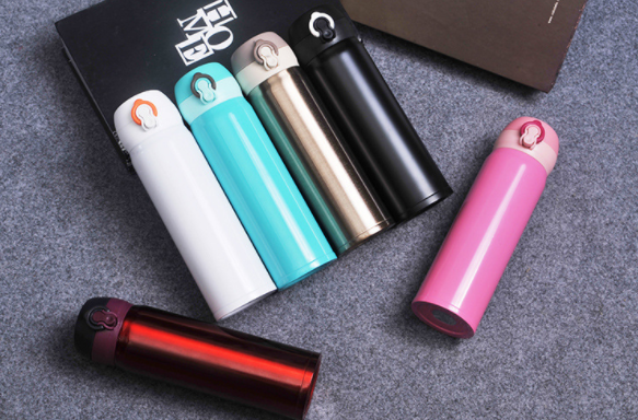 Slim Insulated Stainless Steel Water Bottle