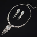 Korean Style Bride Necklace Jewelry Set