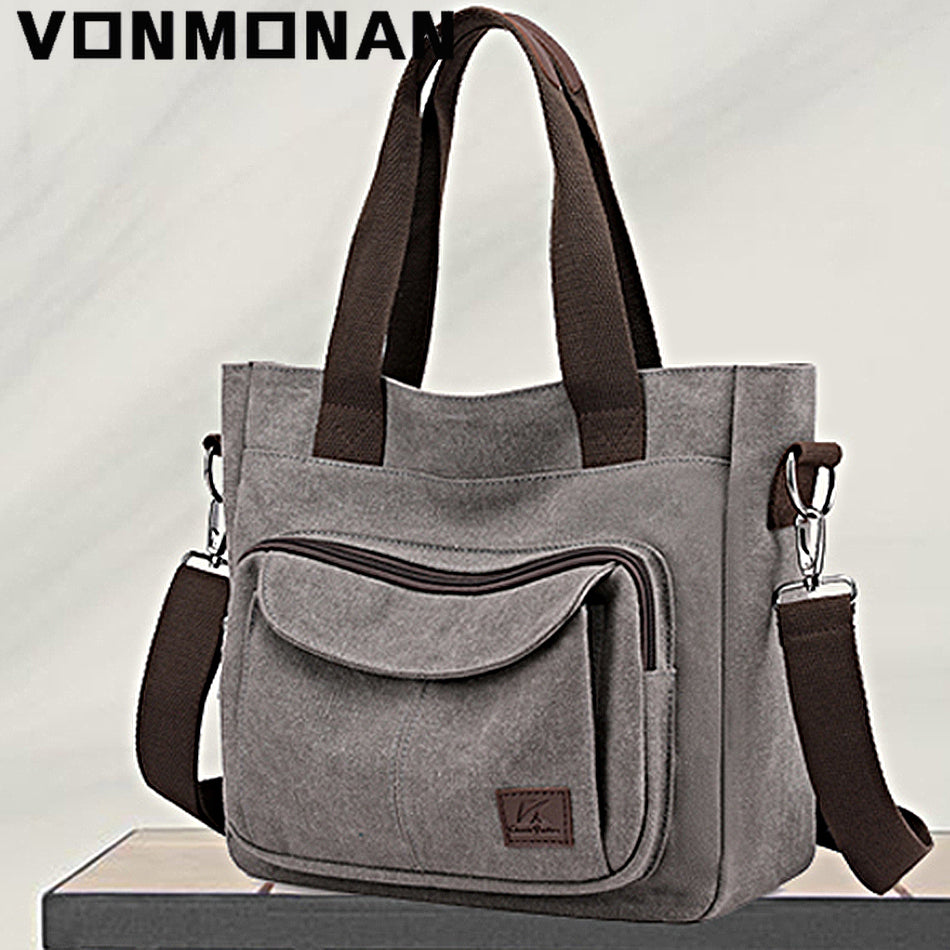 Women's Fashion Canvas Messenger Shoulder Tote Bag