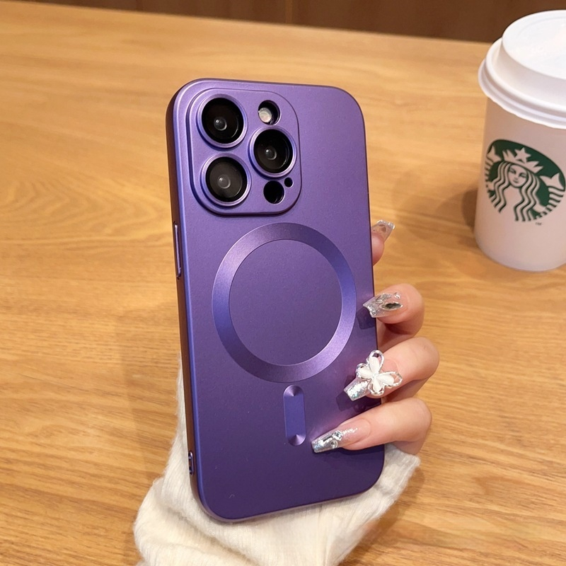 Magnetic Phone Case with Lens Cover