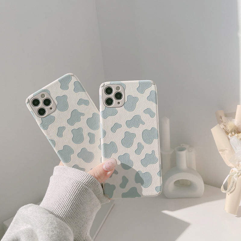 Cow Print Silicone Phone Case