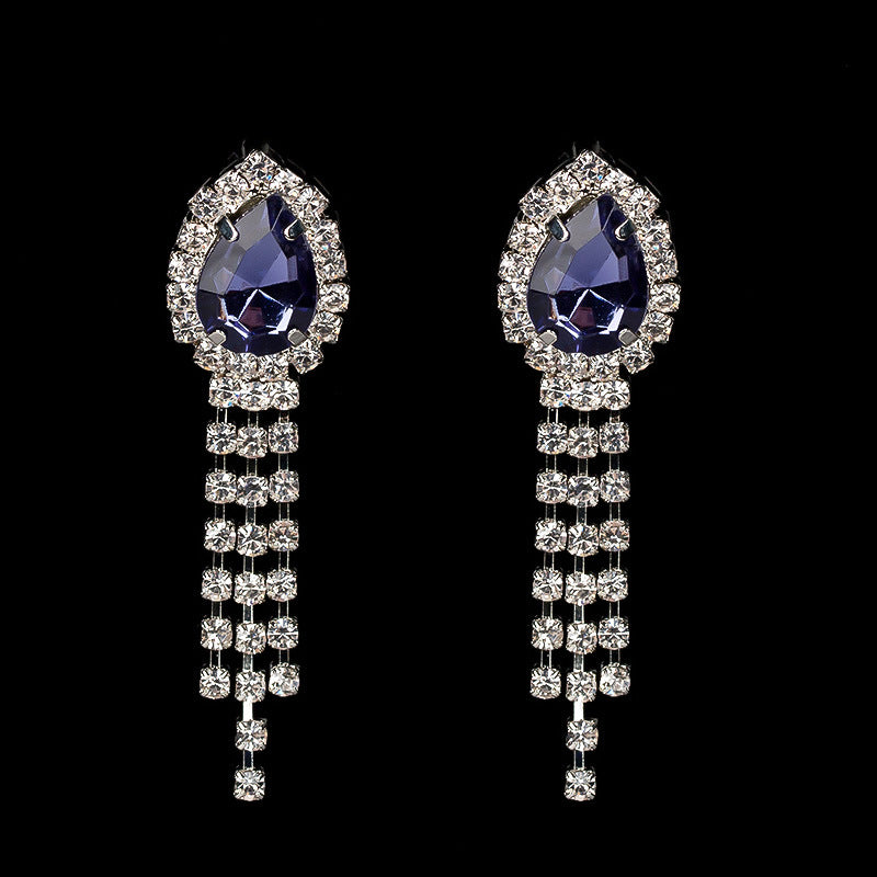 Korean Style Bride Necklace Jewelry Set