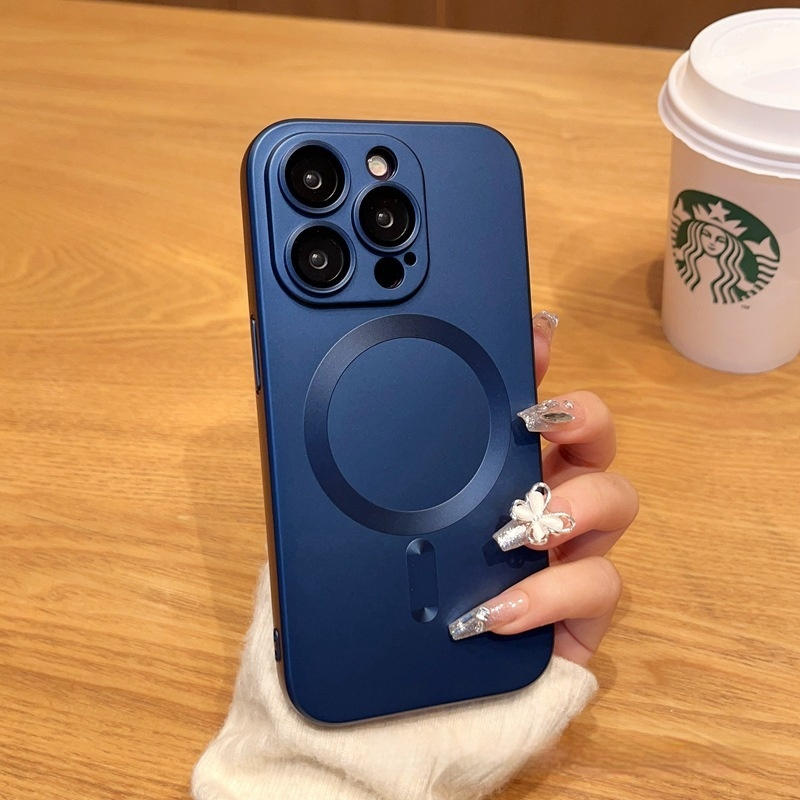 Magnetic Phone Case with Lens Cover