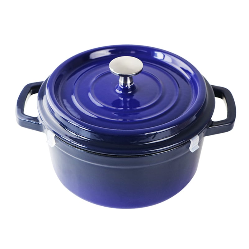 22cm European Cast Iron Enamel Soup Pot