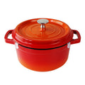 22cm European Cast Iron Enamel Soup Pot