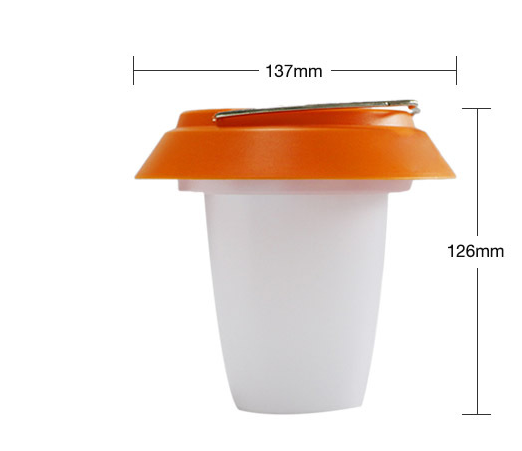 Solar-Powered LED Camping Lantern and Emergency Light